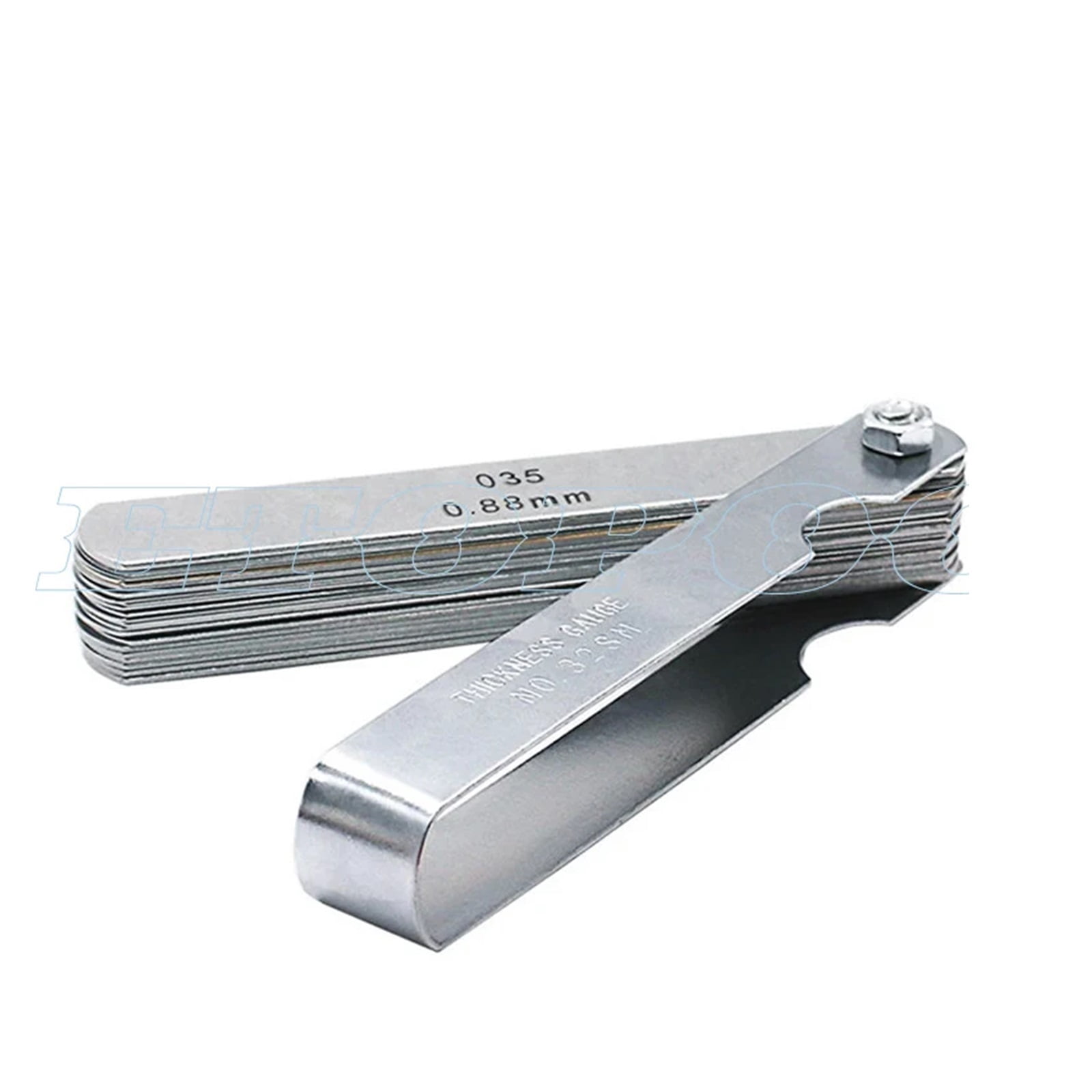 14/20/25/32pcs Sheet Feeler Gauge Inch MetricThickness Gauge Blade Gap Filler Tappet Valve Thickness Measurement Layout Tool ,Corrosion-Resistant