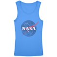 thumbnail image 1 of NASA Distressed Logo Youth Girls Tank Top Carolina Blue YLG, 1 of 1