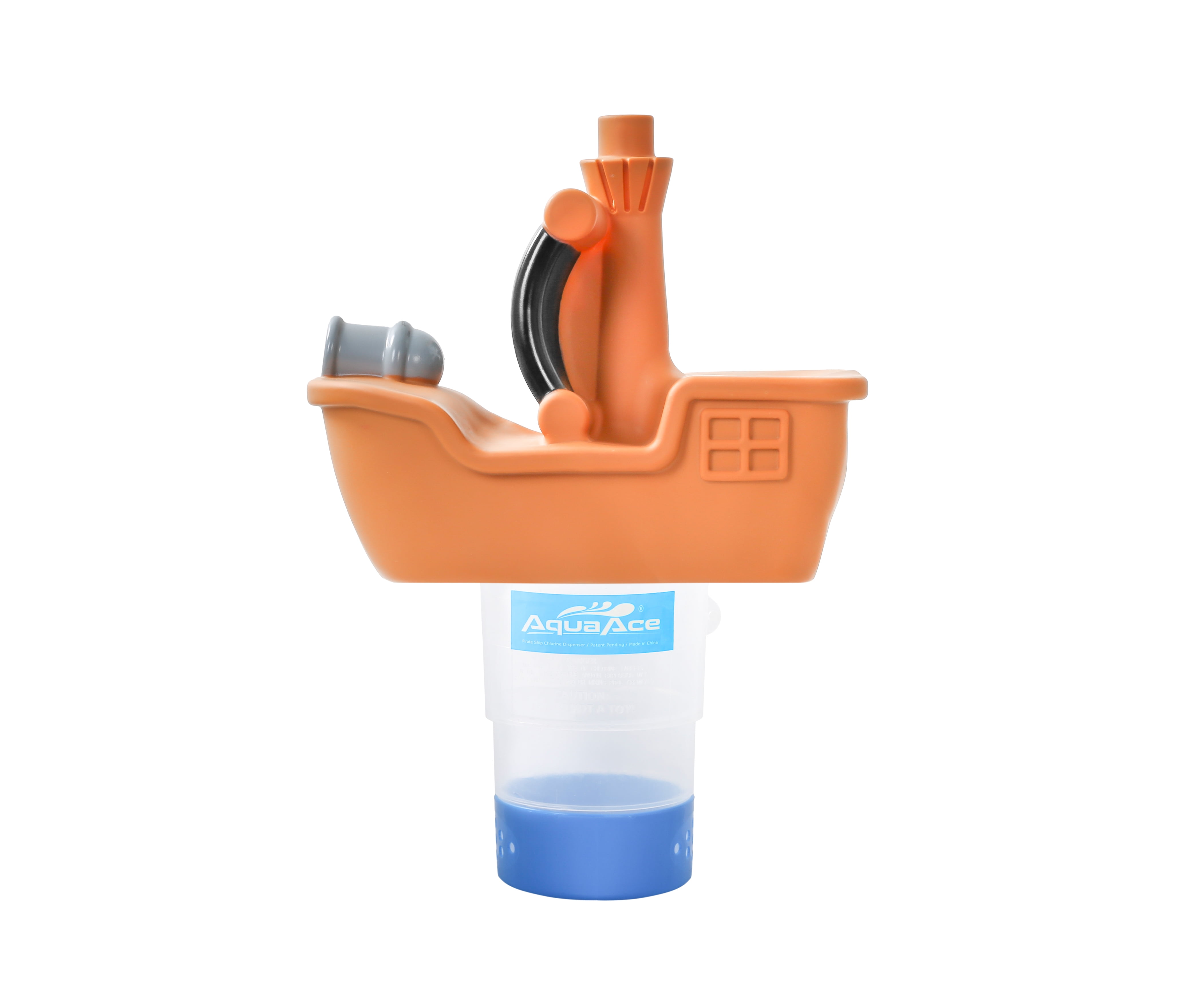 AquaAce Pirate Ship Chlorine Floater Dispenser