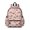 Mushroom and Toadstool Pink Pattern, variant on Mushroom and Toadstool Pink Pattern Cute School Backpack with Padded Back and Adjustable Shoulder Straps 13.4"x11"x4.7"