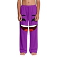 thumbnail image 4 of SGFCWSX Boys Casual Pants Elastic Waist Loose Fit with Pockets Graphic Trousers for Kids Purple Size 9 Years, 4 of 9