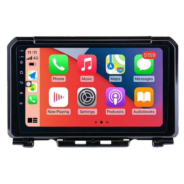 RoverOne Stéréo Voiture GPS Navigation CarPlay Android Écran Tactile Auto pour Suzuki Jimny JB64 2018 - 2020