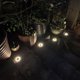thumbnail image 4 of Lámpara solar enterrada de 8 LED con luz cálida, acero inoxidable, decorativa para jardín, resistente a la lluvia, incluye batería recargable, modo de control de luz y encendido, paquete individual., 4 of 6