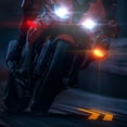 thumbnail image 5 of Motorcycle LED Fluorescent Headlight with 27 Light Modes, Turn Signal and Projector Function for Riders, 5 of 8