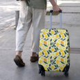 thumbnail image 3 of Yellow Lemon Fruits GreenLeaves Pattern Luggage Cover Fashion Suitcase Cover Baggage Covers Fit 25-28 Inch Luggage (Go Travel), 3 of 5