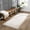 Rose Cream / Keone SFEBKEONEA3, variant on Hauteloom Mahsa Hallway, Kitchen Runner Rug - Bohemian Farmhouse Moroccan Trellis - Cream, Black - 2'8" x 7'3"