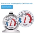 thumbnail image 2 of Refrigerator Thermometer, 30-30°C/20-80°F, Classic Fridge Thermometer Large Dial with Red Indicator Thermometer for Freezer Refrigerator Cooler, 2 of 7
