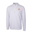 thumbnail image 2 of Men's Cutter & Buck  White Texas Longhorns Vault DryTec Traverse Stretch Quarter-Zip Pullover, 2 of 3