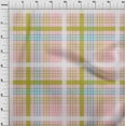 thumbnail image 3 of oneOone Cotton Silk Fabric Madras Check Printed Craft Fabric BTY 42 Inch Wide, 3 of 4