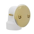 thumbnail image 2 of Westbrass D542-01 Sch. 40 PVC 1-1/2" Twist & Close Bathtub Drain Trim, Polished Brass, 2 of 14