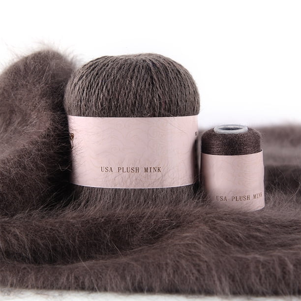Bufandas Mano Hilado Hilado Bola Set Hat Socks Crochet Hilo Kit 2 Strand Winter Winter Suministros Accesorio de costura Gris 50 g 20 g Scienceny HA010947-16