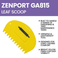 thumbnail image 4 of Zenport GA815 Leaf Scoops (Set of 2), Yellow, 4 of 5