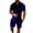 Dark Blue, variant on Teissuly Men‘s Track Suits 2 Piece Summer Short Sets Outfits Fashion Shirt Casual Short Sleeve And Shorts Set Short Sleeve Turndown Collar Set