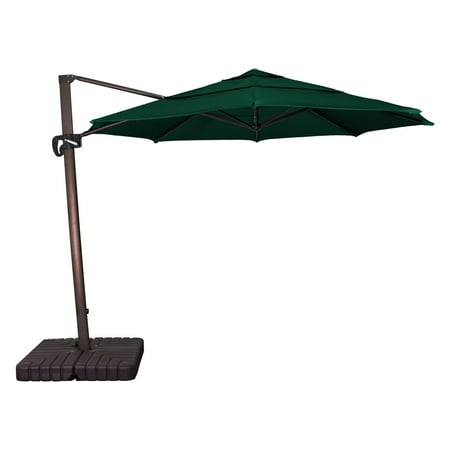 Phat Tommy 11 Ft Cantilever Sunbrella Patio Umbrella With Base
