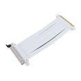 thumbnail image 1 of PCIE 5.0 X16 Riser Cable High Speed Flexible GPU Extension Adapter Suitable for RTX4090 RX8900 White, 1 of 7