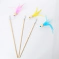 thumbnail image 4 of Kitten Feather Wand Interactive Beaded Funny Cat Bell Wand Kitten Teaser Toy, 4 of 10