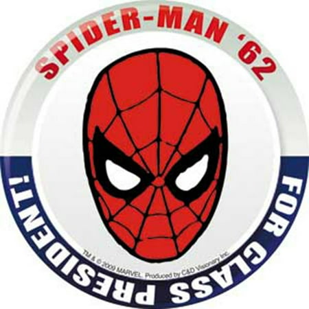 - Officially Licensed, Marvel Comics Retro Spiderman for President Sticker