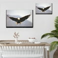 thumbnail image 3 of ADALE Eagle Bald Bird Freedom Patriotic Art Print Wall Decor Poster Picture Framed 8x12 Inch, 3 of 6