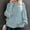 Blue, variant on Women's Warm Pullover Long Sleeve Crewneck Knit Top With Cozy Comfort