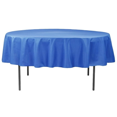 

1 Pc Polyester 90 Round Tablecloth - Royal Blue For Weddings Trade Shows Showrooms Events