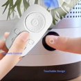 thumbnail image 3 of Quiet Pedestal Fan with Remote Control - MARSEE - 60CM 8H Timer - 8 Speed Oscillation - Silver, 3 of 4