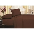 thumbnail image 2 of Vine Print 90GSM Brushed Microfiber Soft Wrinkle Free Sheet Set Chocolate - King Chocolate Vine, 2 of 2