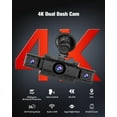thumbnail image 3 of Cámara frontal y trasera Dash Cam CATCATCH C4 4K con vista de 360°, 3 of 9