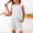 White, variant on LJEFF Girls 2PC Sleeveless Set with Pocket, Pleated Elastic Waist Crew Neck Scalloped Trim Summer Tank Top and Shorts Set Pink Size 6