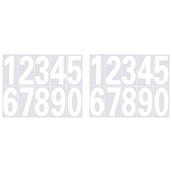 Phenofice Reflective Mailbox Decals Weatherproof Stickers 2 Pieces for Outdoor Use