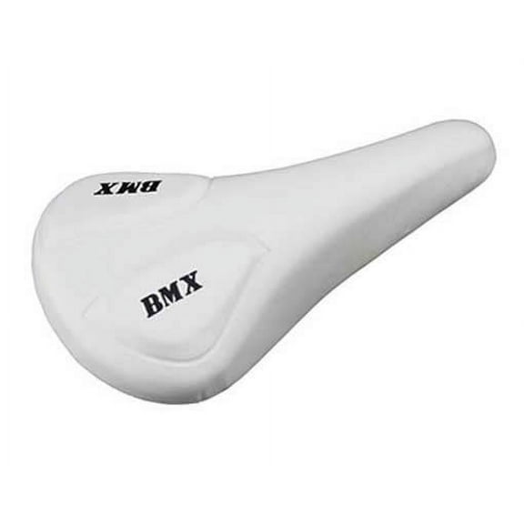 Vinyl Saddle Bmx 706 White. Bike seat, bicycle seat, Bike part, bicycle part, lowrider bike part, bmx, free style, fixie,
