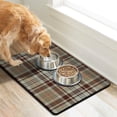 thumbnail image 2 of Pet Feeding Mat with Classic Checkered Plaid, Durable Waterproof Dog Food Mat, Absorbent, Non-Slip, Quick Dry, Washable Mat Featuring Retro and Vintage Plaid Designs, 2 of 7