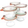 thumbnail image 1 of Weck 741 - 0.25 Liter Mold Jars with Lids - 6 Rings and 12 Clamps, 1 of 3
