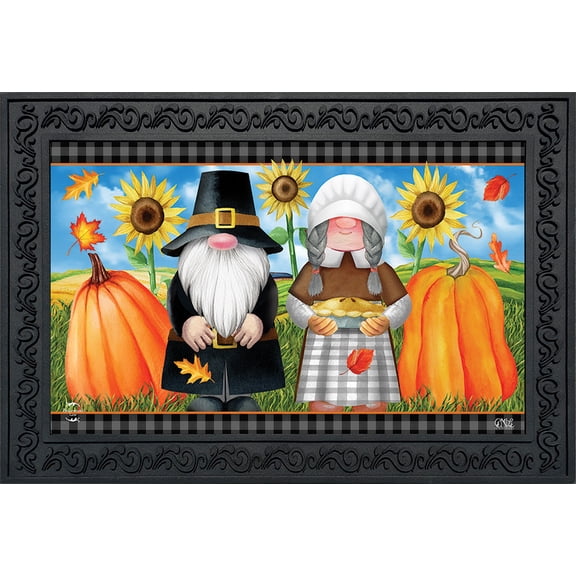 Briarwood Lane Thanksgiving Gnomes Humor Doormat