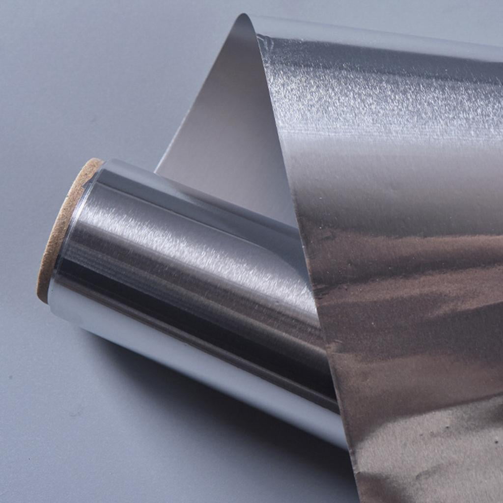 2 Rolls Multipurpose Aluminum Foil with Sawtooth Cut for Baking and Freezing