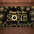 thumbnail image 4 of Decorative Design New Year Banner Festive Theme Celebration Banner for Holiday Event Indoor Decoration Party Backdrop, 4 of 9
