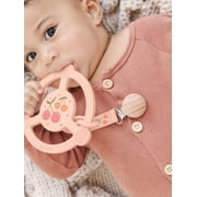 JuJuBe x Studio Oh! Silicone Teether Ring & Detachable Clip - Cherry Cute by Doodle By Meg
