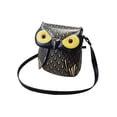 thumbnail image 3 of Bolso de hombro Fernando PU negro Bolso bandolera de búho lindo, 3 of 7