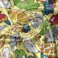 thumbnail image 5 of Ambesonne Cartoon Valance Pack of 2, Hippo Giraffe Koala, 54"X12", Multicolor, 5 of 5
