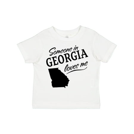 

Inktastic Someone in Georgia Loves Me Gift Toddler Boy or Toddler Girl T-Shirt