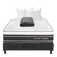 thumbnail image 1 of Colchón Matrimonial Ergosum Restonic + Box + Almohada Royal Twin + Protector Lux, 1 of 8