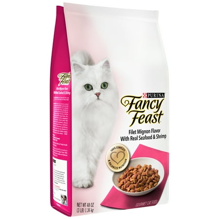 Purina Fancy Feast Gourmet Dry Cat Food Filet Mignon Flavor With Real