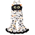 thumbnail image 3 of LILIYA My First Halloween Outfit Sleeveless Pumpkin Romper for Boys and Girls Soft Jumpsuit Overalls Childrens Party Clothes with Hat 3-4 Years, 3 of 7
