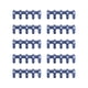 thumbnail image 4 of Paquete de 10 carpetas de hojas sueltas, clips de aro de hojas sueltas para tarjetas de estudio, cuadernos, álbumes de fotos, álbumes de recortes, fol azul, 4 of 8