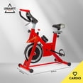 thumbnail image 2 of Bicicleta Estatica UrbanFit Pro Spinning Cardio Indoor Fitness Ejercicio rojo Unitalla, 2 of 10
