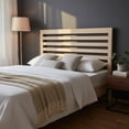 thumbnail image 1 of Cabecera Para Cama Queen Size Modelo Lisboa Madera De Pino Sin Pintar Muebles GM, 1 of 2