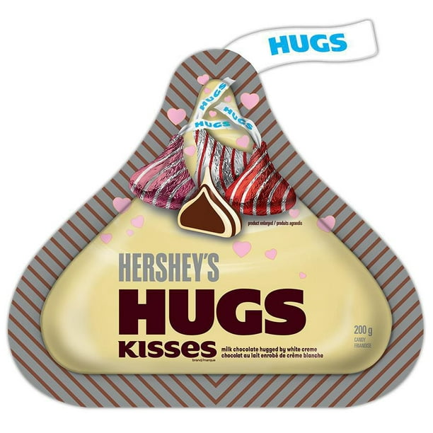 Friandises HERSHEY'S Hugs - rouges et argent