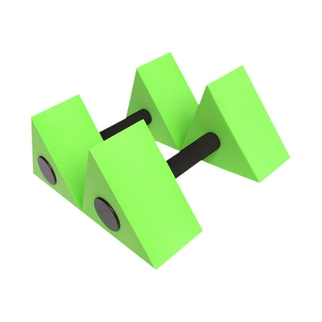 2 mancuernas triangulares antideslizantes de EVA para ejercicios en piscina, equipo aeróbico acuático, pesas para deportes acuáticos para