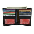 thumbnail image 2 of Genuine Leather Men Cowhide Slim Hipster Credit Card Bifold Wallet, 2 of 11