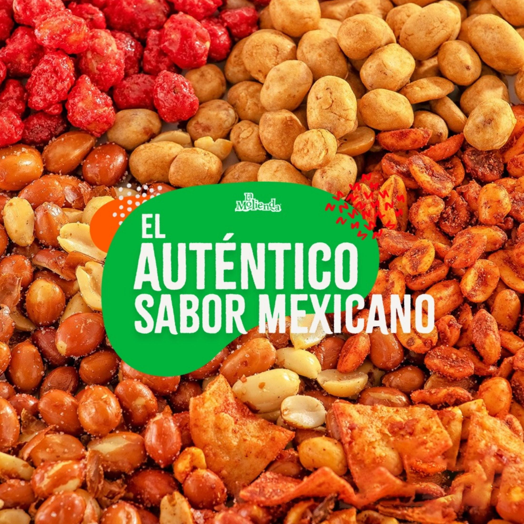 La Molienda Red Caramelized Peanuts, Mexican Traditional Glazed Nut Treat, 5 oz