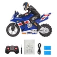 thumbnail image 2 of Motorcycle Remote Control Stunt Motorcycle Self Balancing Stunt Motorcycle 1/6 2.4G Remote Control Motorcycle Turning in Place/Self Stabilizing Balance/360  Drift, 2 of 7